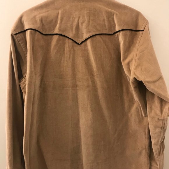 Basic Rights Men's Dusty Pink Western Shirt (Med) - Picture 4 of 4